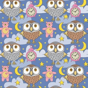 medium night owls and pink bears