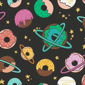 Out Of This World Donuts On Gray