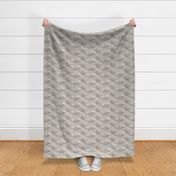 20-6w Flax Gray Neutral Waves Geometric Abstract Squares 