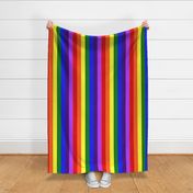 LGBT 7 Large Vertical Stripes 