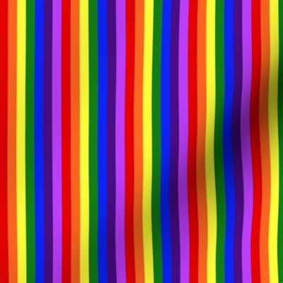 LGBT 7 Mini Vertical Stripes