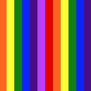 LGBT 7 Small Vertical Stripes