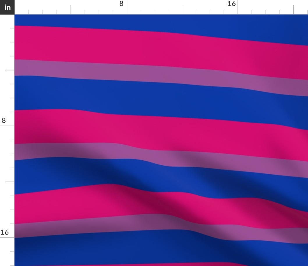 Bisexual Medium Horizontal Stripes