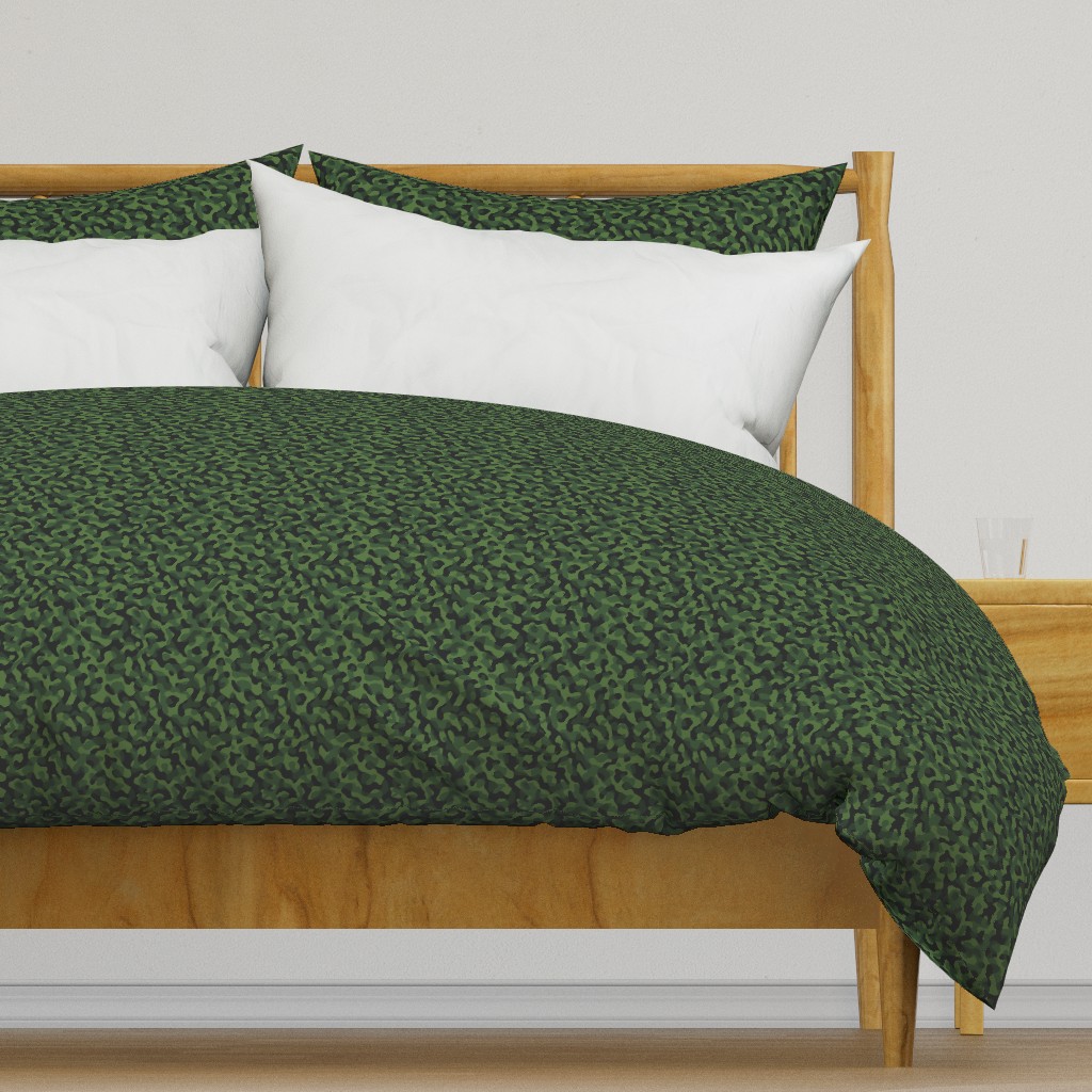 ★ GROOVY CAMO ★ Tropical Forest Green - Tiny Scale / Collection : Disruptive Patterns – Camouflage Prints