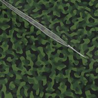 ★ GROOVY CAMO ★ Tropical Forest Green - Tiny Scale / Collection : Disruptive Patterns – Camouflage Prints