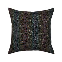 ★ RAINBOW LEOPARD PRINT - DARK GRAY BACKGROUND ★ Tiny Scale / Collection : Leopard Spots – Punk Rock Animal Prints