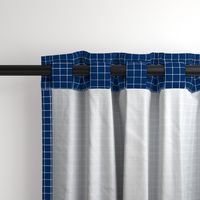 Prussian Blue Windowpane Grid 5/8"