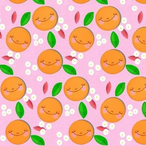  Orange Blossom Boom /  Modlish Delish  -Pink Smiles med. Small  