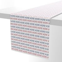 MEDIUM- vote fabric - white