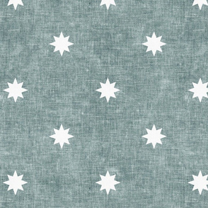 stars - star home decor - vintage farmhouse / mid century modern- dusty blue - LAD20