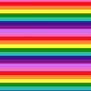 LGBT 9 Mini Horizontal Stripes