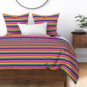 LGBT 9 Small Horizontal Stripes