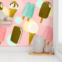 Ice Cream Treats on Pink -small