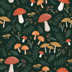 Mystical Forest Mushrooms