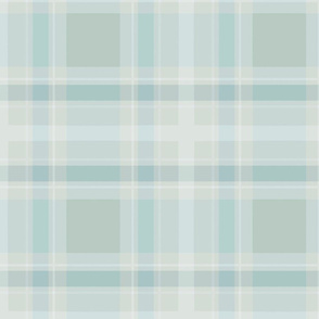 Soft blue plaid