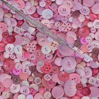 Pink Vintage Buttons