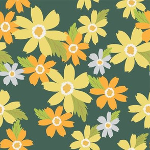 melimba YELLOW FLORAL green