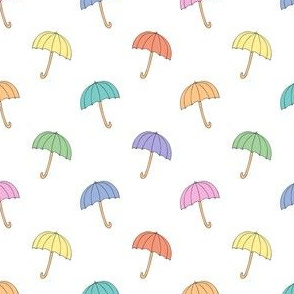 Rainbow umbrellas (small)