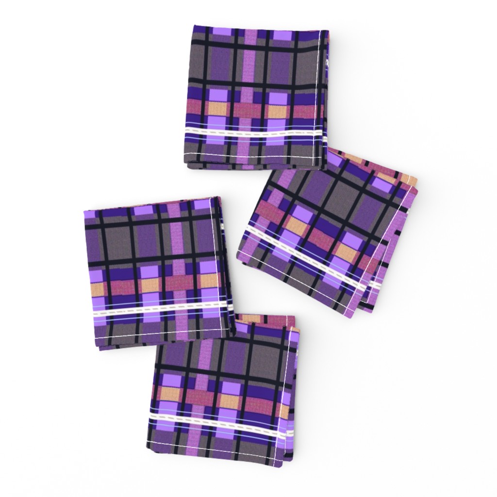 Tartan Terror - Purple/Mauve