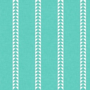 Arrow Stripe in Aruba Blue