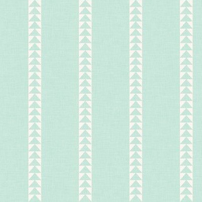 Arrow Stripe in Mint Green