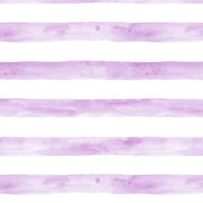 Soft lavender watercolor stripes for modern home decor