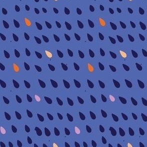 Raindrops (blue) 