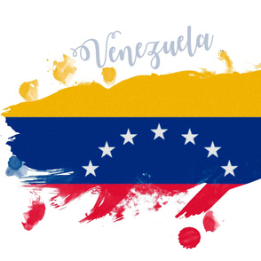 VENEZUELA'S FLAG (7 STARS) Art Print