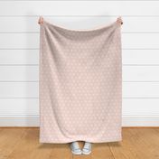 Luminous - Blush Pink Yellow Geometric Large Scale