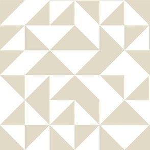 melimba HALF SQUARE TRIANGLE cream