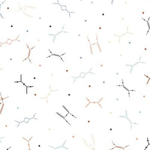 Ditzy Feynman diagrams and Particles on White