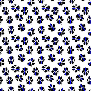 police dog paw print