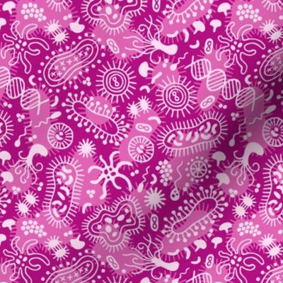 Microbes ditsy pink
