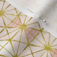 Luminous - Gilded Blush Pink Geometric Regular Scale