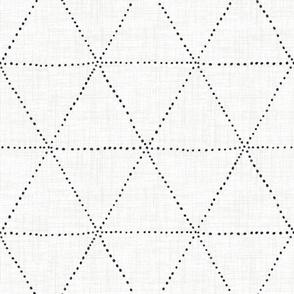 Boho triangles  - white