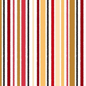 Hope Stripe Gold Red