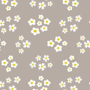 Calico Meadow Medium on Dove Grey