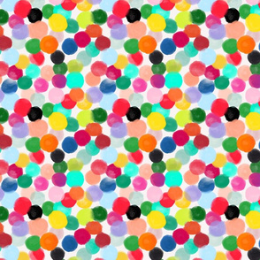 Tutti Frutti Watercolor Dots - Small