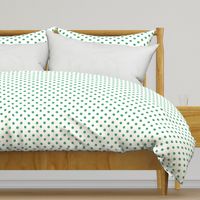 2" Large Polka Dot Repeat Pattern | Christmas Jade Green Collection