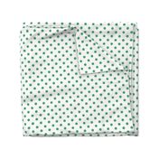 2" Large Polka Dot Repeat Pattern | Christmas Jade Green Collection