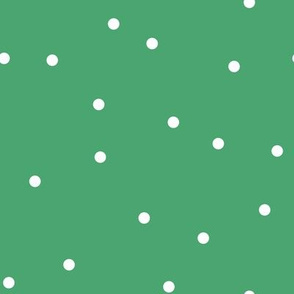 Random Confetti Dot Pattern | Christmas Jade Green Collection