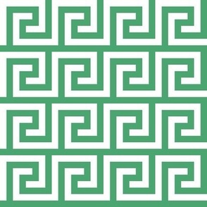 2" Greek Key Pattern | Christmas Jade Green Collection