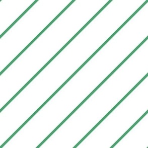 Thin Diagonal Stripes Pattern | Christmas Jade Green Collection