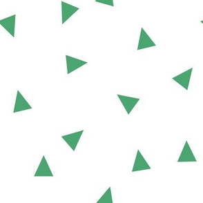 Random Triangle Pattern | Christmas Jade Green Collection