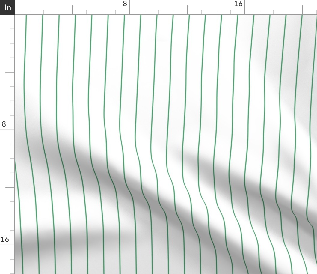 Thin Vertical Pinstripe Pattern | Christmas Jade Green Collection