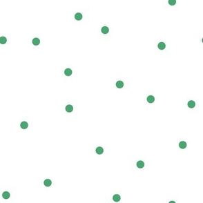 Random Confetti Dot Pattern | Christmas Jade Green Collection
