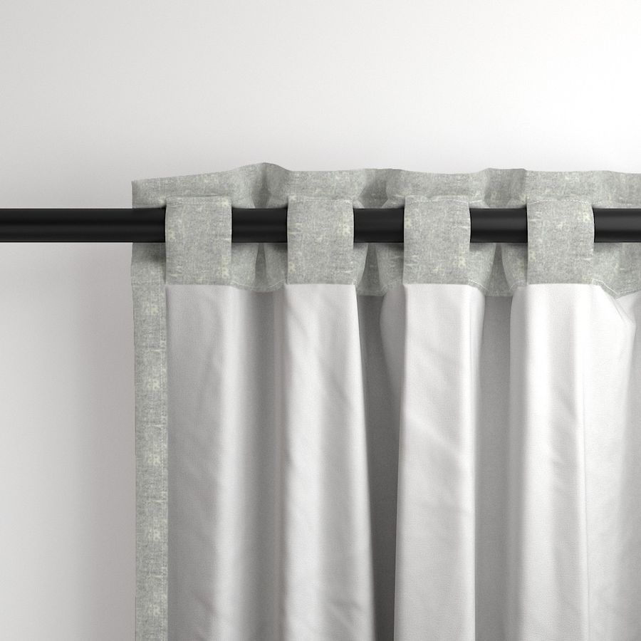 Distressed Silvery Grey Linen - Small Scale