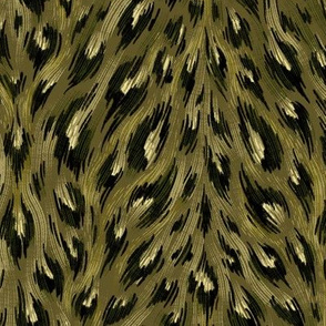 Leopard Print - Olive Green