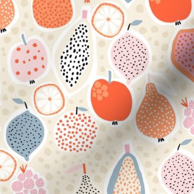 Tutti frutti fruit pattern