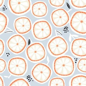 Tutti Frutti oranges pattern